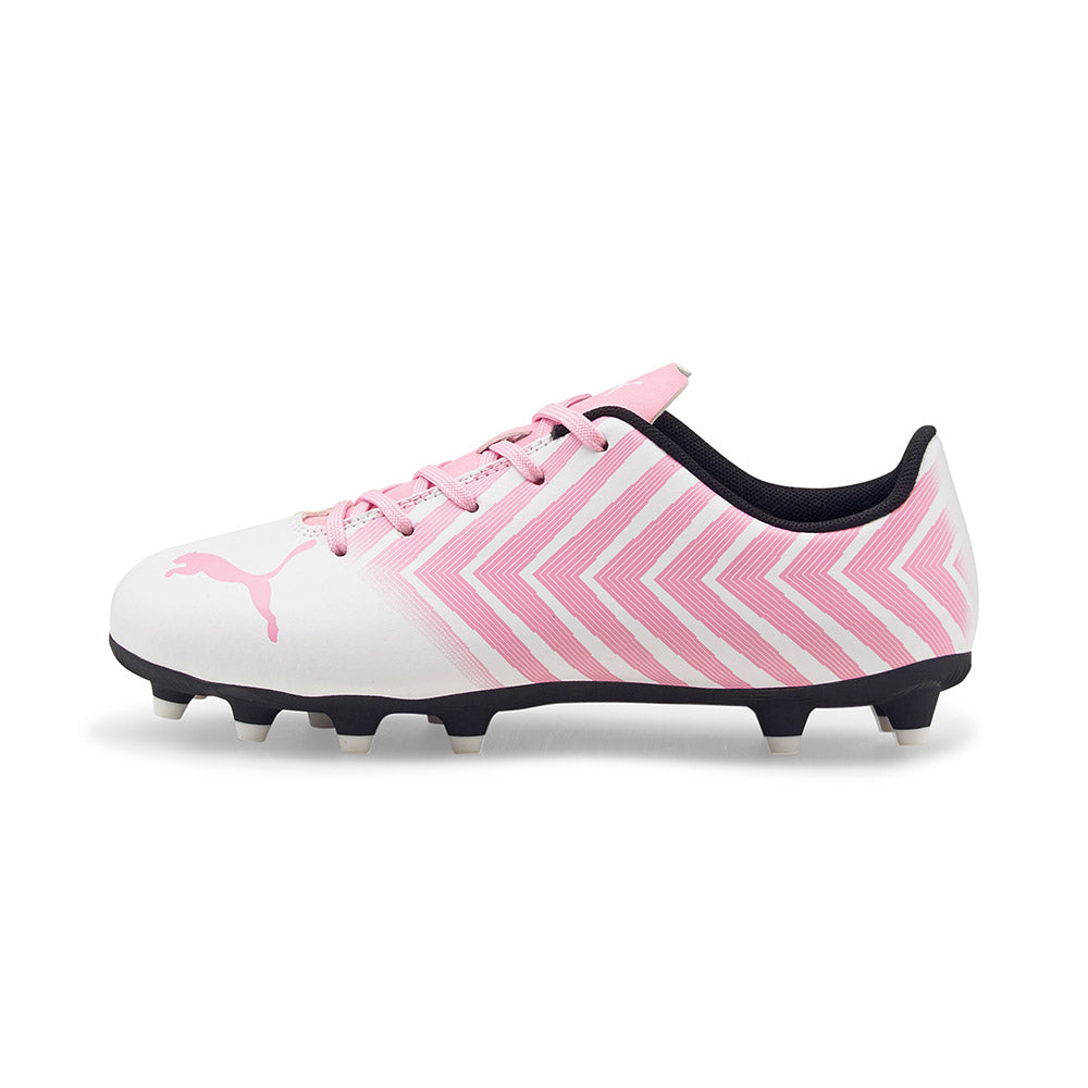 Puma Tacto Fg Junior Football Boots White/Pink