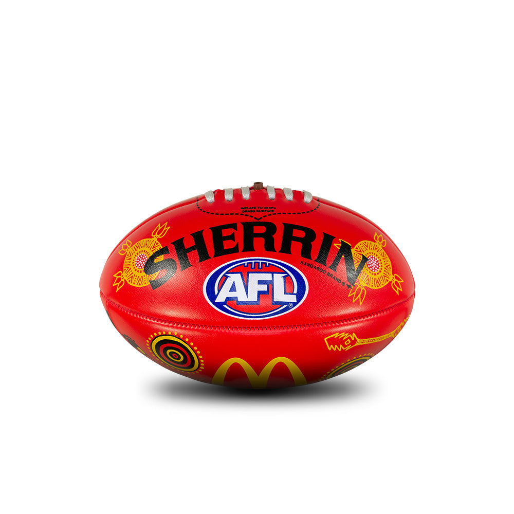 Sherrin AFL Indigenous Pvc Mini Football - Red – The AFL Store