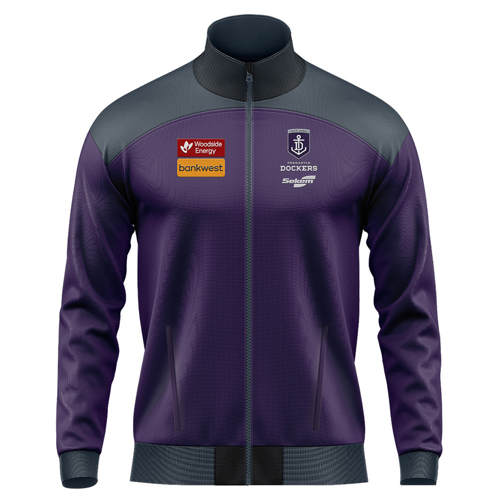Fremantle Dockers 2024 Authentic Mens Track Jacket – The AFL Store