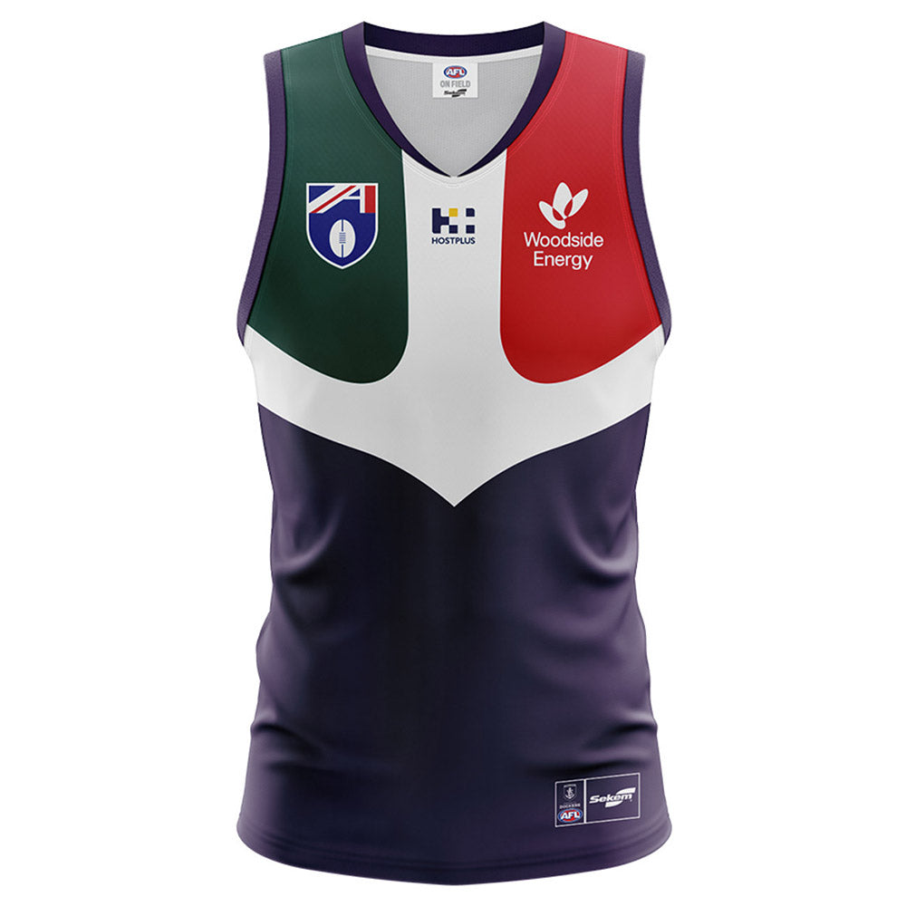 Fremantle Dockers 2024 Authentic Mens Retro Guernsey