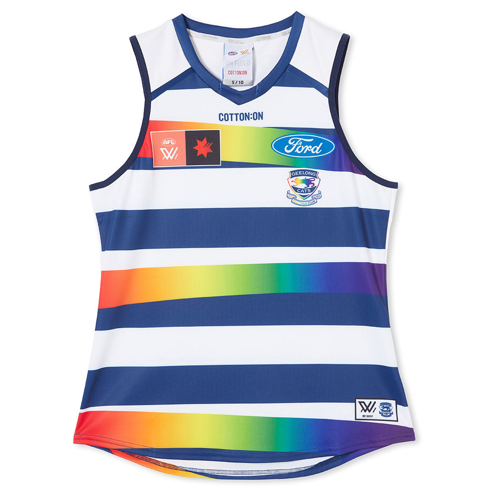 Maillot Geelong Cats AFL Domicile - Taille L, Marque ISC, Neuf Avec étiquette (BNWT)