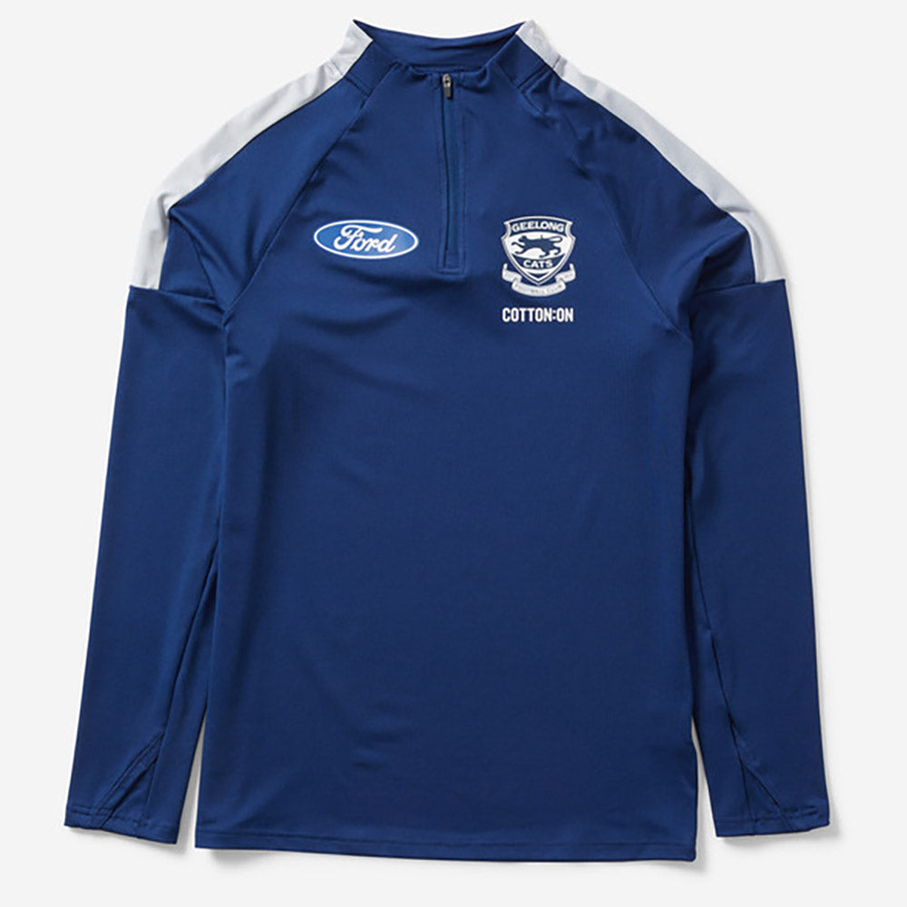 Geelong Cats 2025 Authentic 1/4 Zip Performance Top – The AFL Store Geelong Cats 2025 Authentic 1/4 Zip Performance Top – The AFL Store