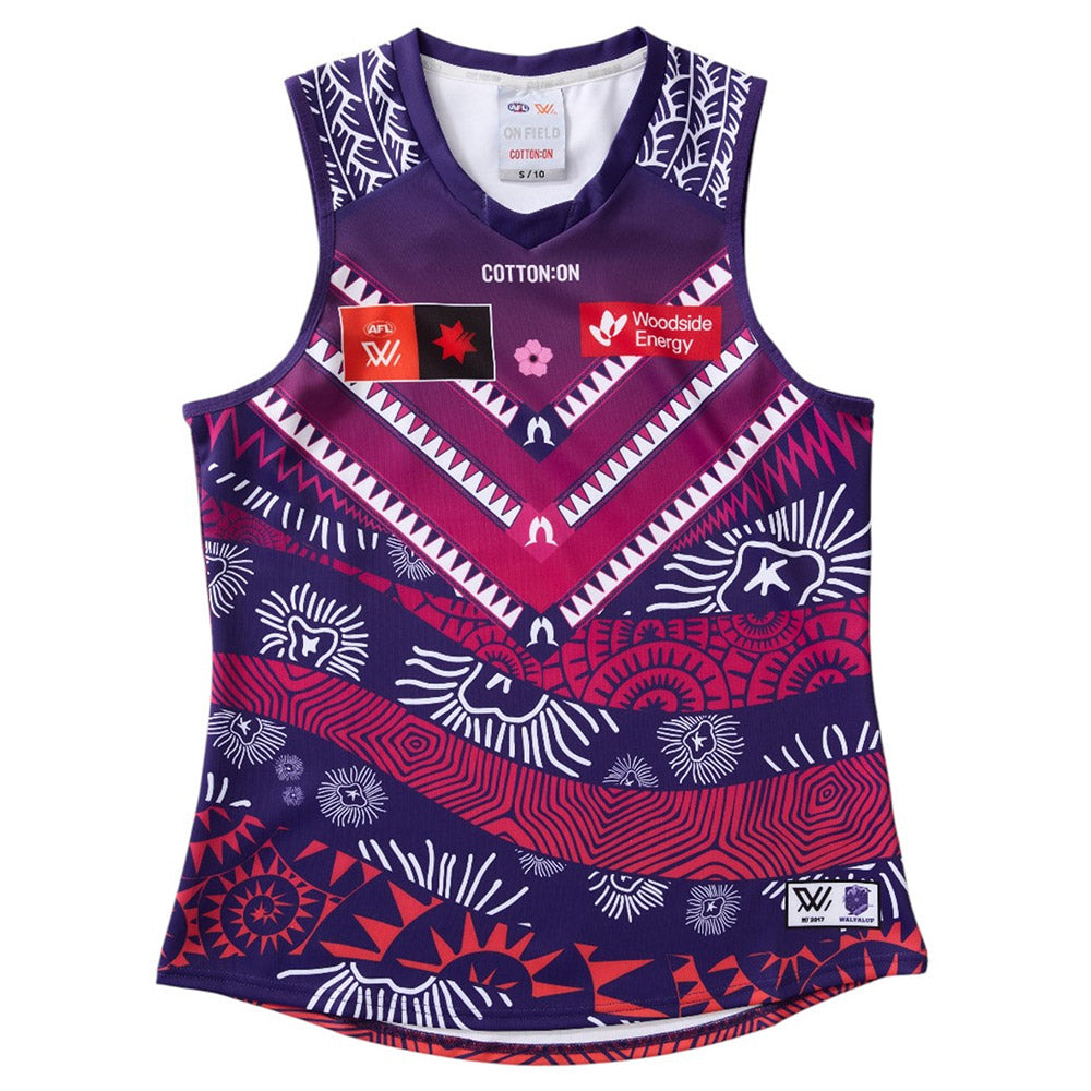 Fremantle Dockers Indigenous Jersey Afl Fremantle Season 10 AFLW