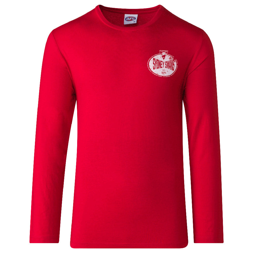 Sydney Swans Mens Supporter Long Sleeve Tee – The AFL Store