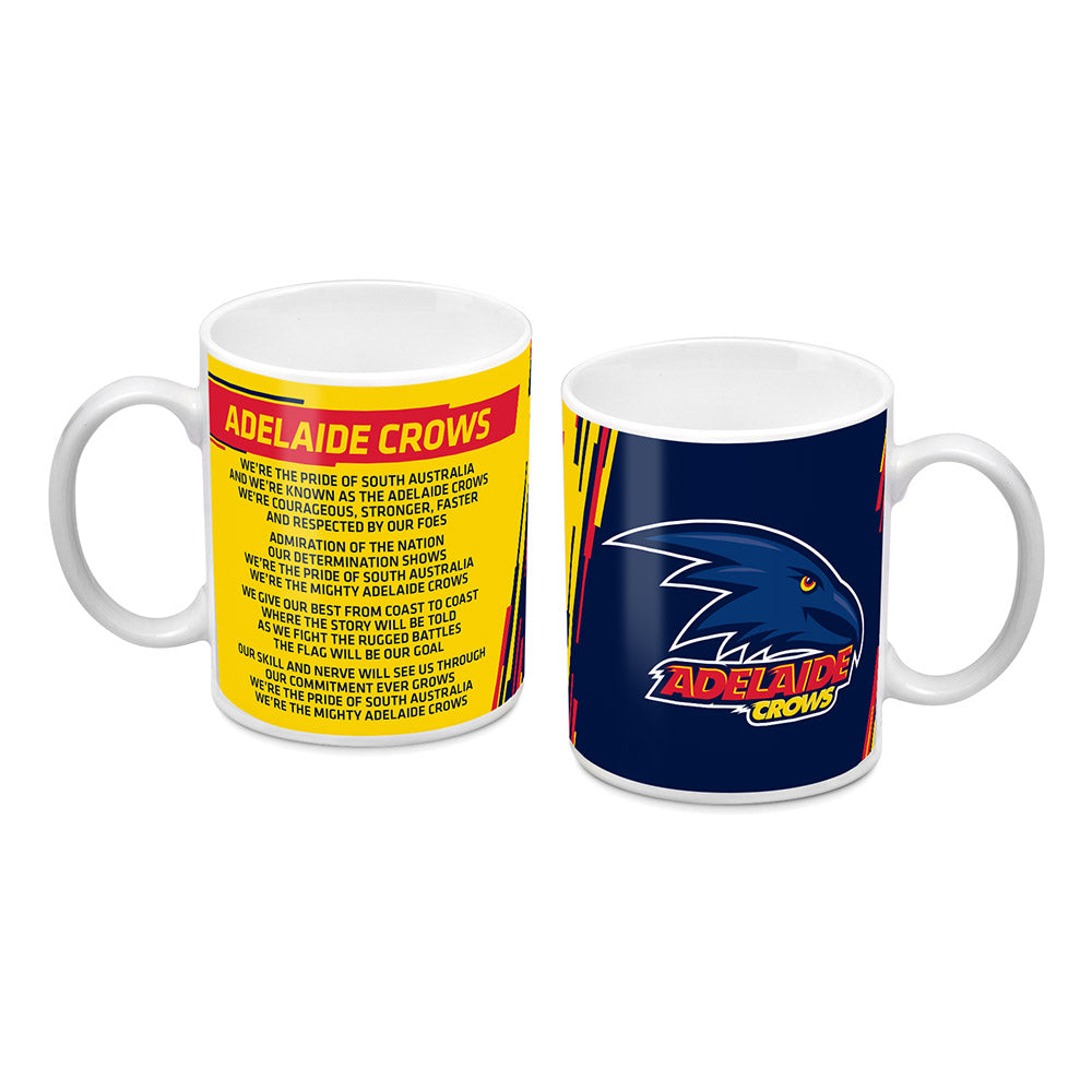 ADELAIDE CROWS お皿❤ Adelaide Crows Logo And Song Mug – The AFL Store