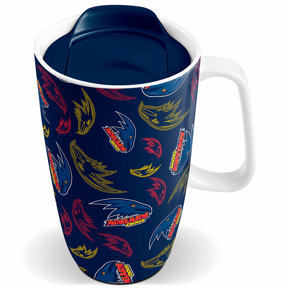 Mug Adelaide Crows Shop Adelaide Crows Logo Ceramic Mug With Lid