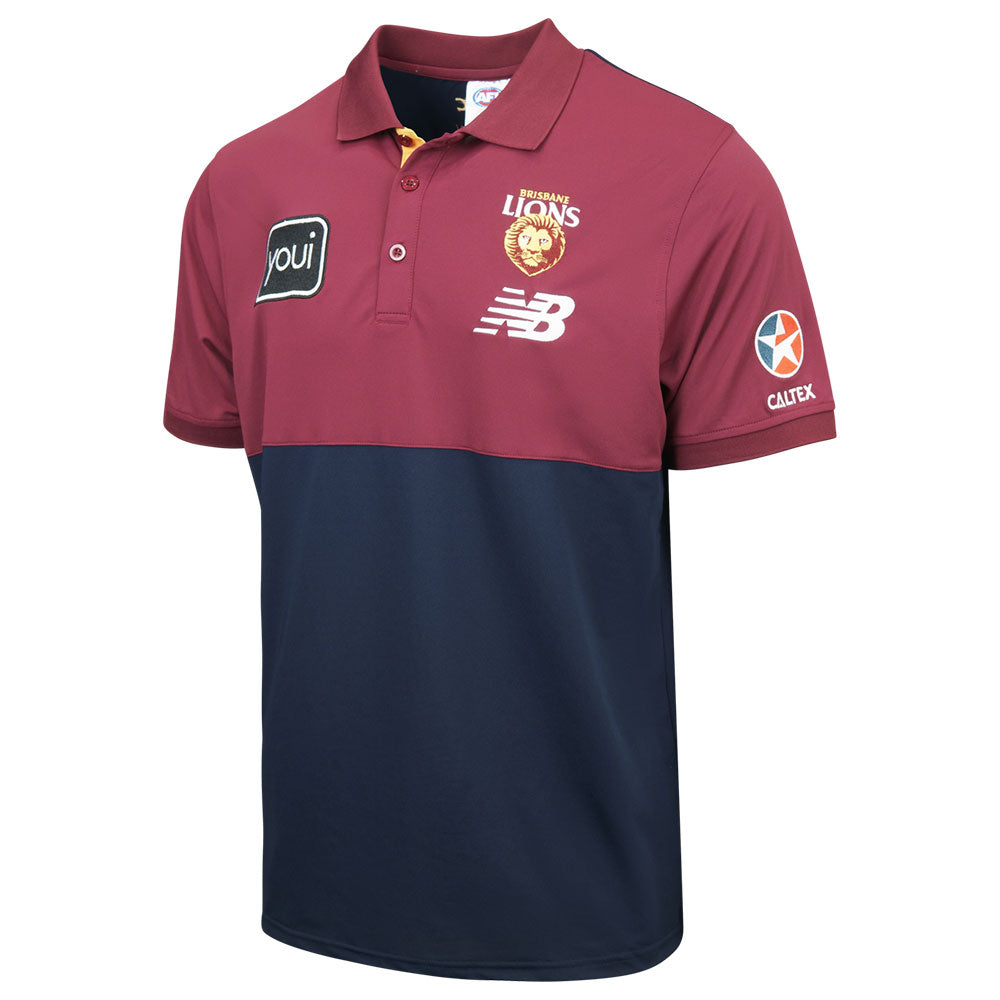 Brisbane Lions 2026 Media Polo Adult – The AFL Store
