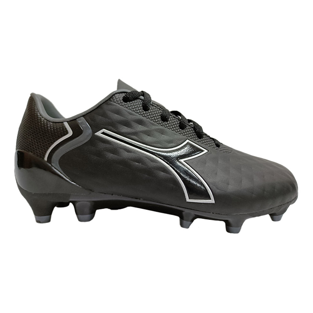 Diadora Youth Football Boot Black Silver