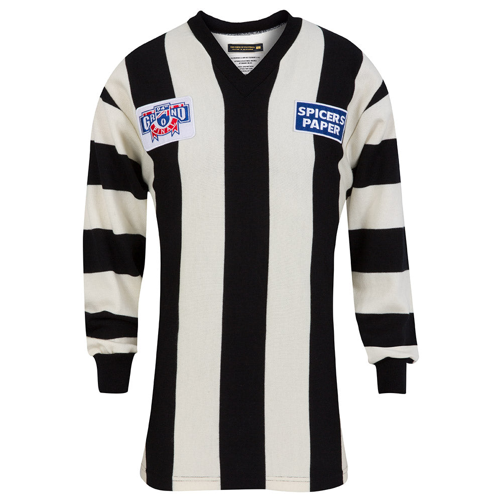 Collingwood Mens 90 Grand Final Wool Long Sleeve Vintage Jumper