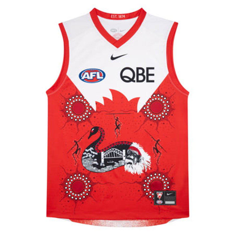 Sydney Swans 2024 Authentic Mens Indigenous Guernsey