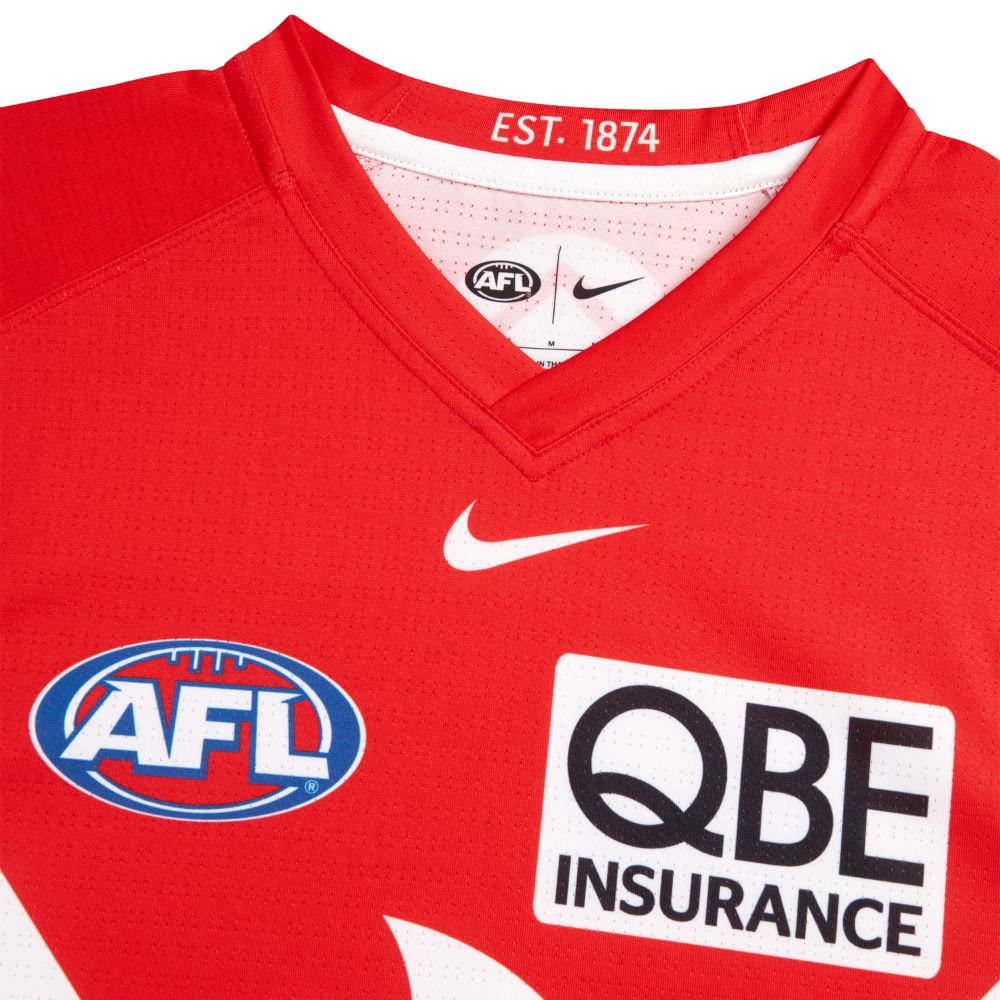 Sydney Swans 2025 Authentic Home Guernsey1