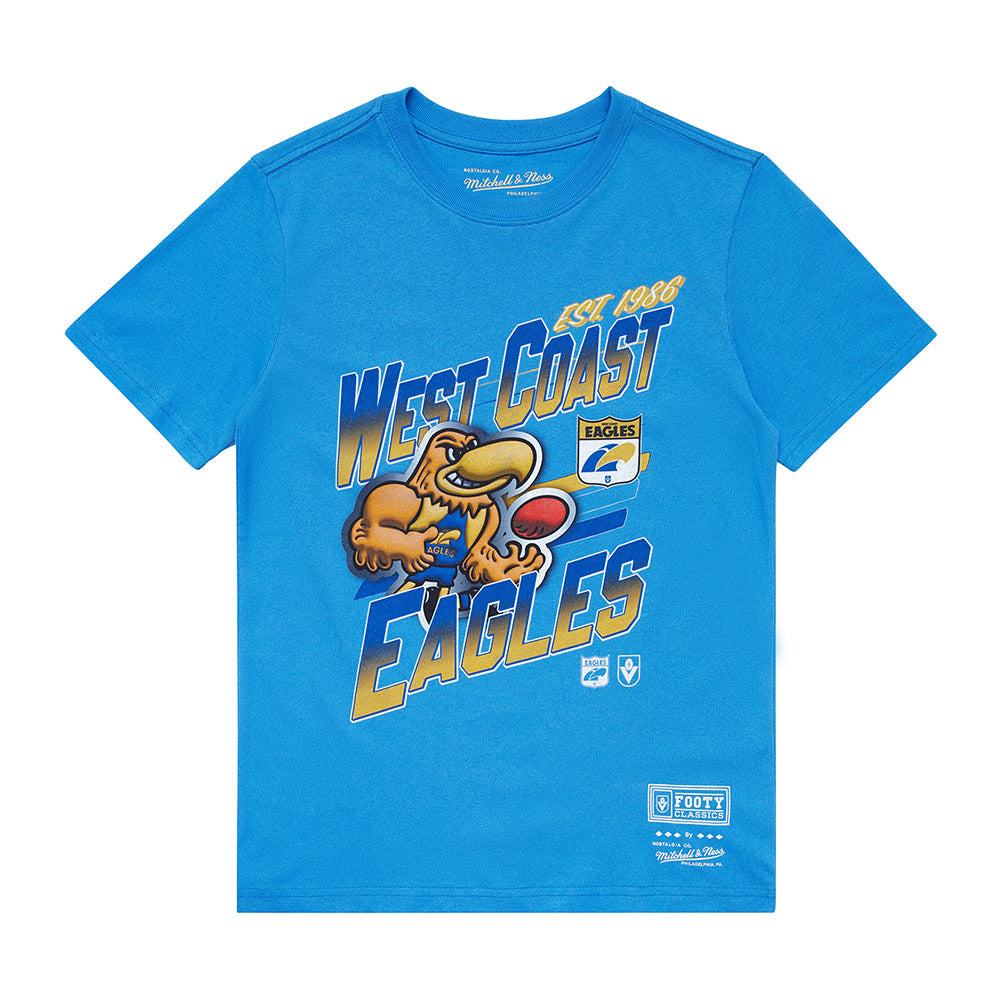 West Coast Eagles Mitchell & Ness Mascot Character Youth Tee – The