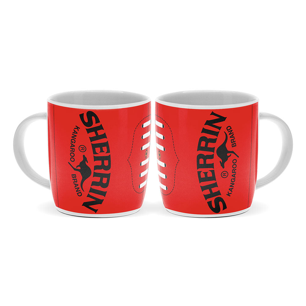 Sherrin Red Barrel Mug – The AFL Store