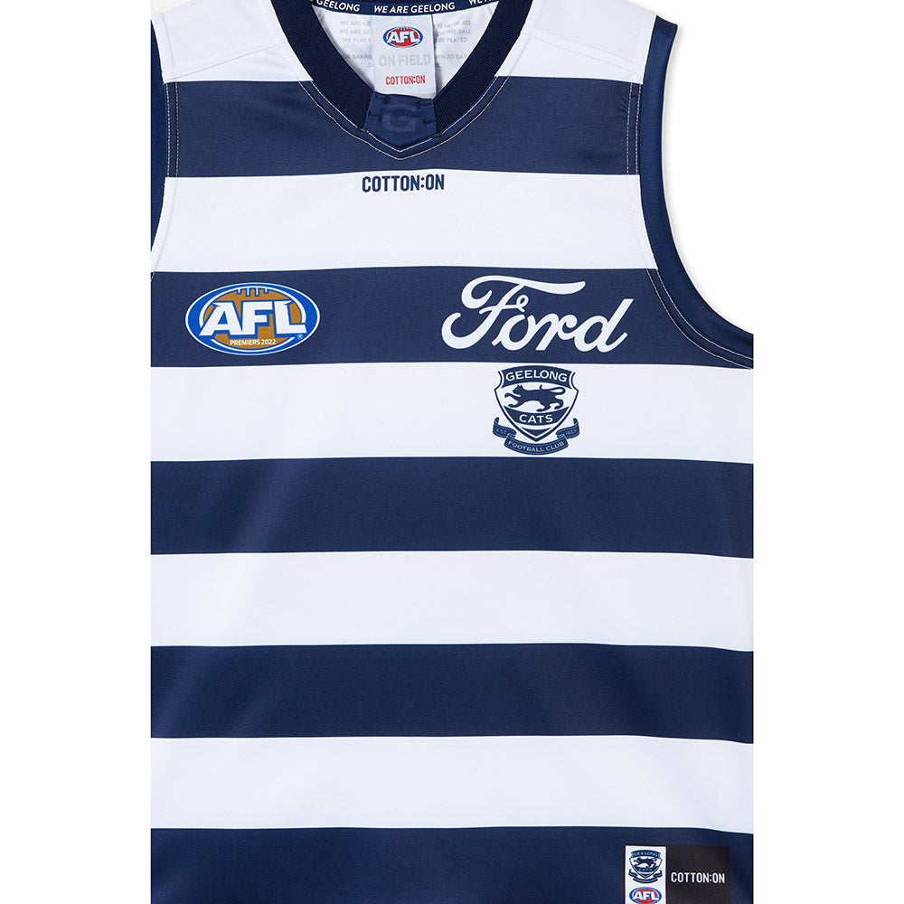 Geelong Cats 2023 Authentic Mens Home ShortSleeve Guernsey The AFL Store