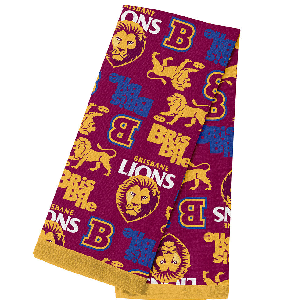 Brisbane Lions Tea Towel The AFL Store