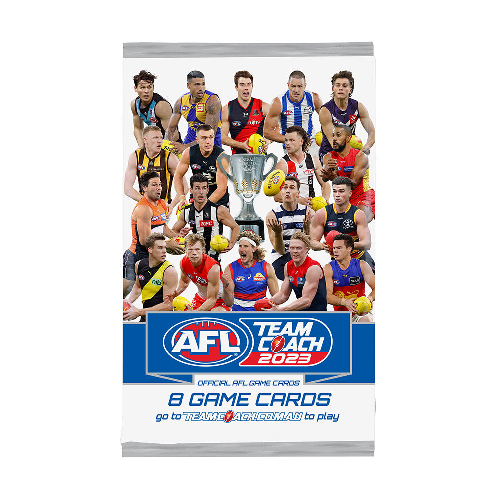 2023 AFL TeamCoach Footy 8 Game Cards Card Pack The AFL Store