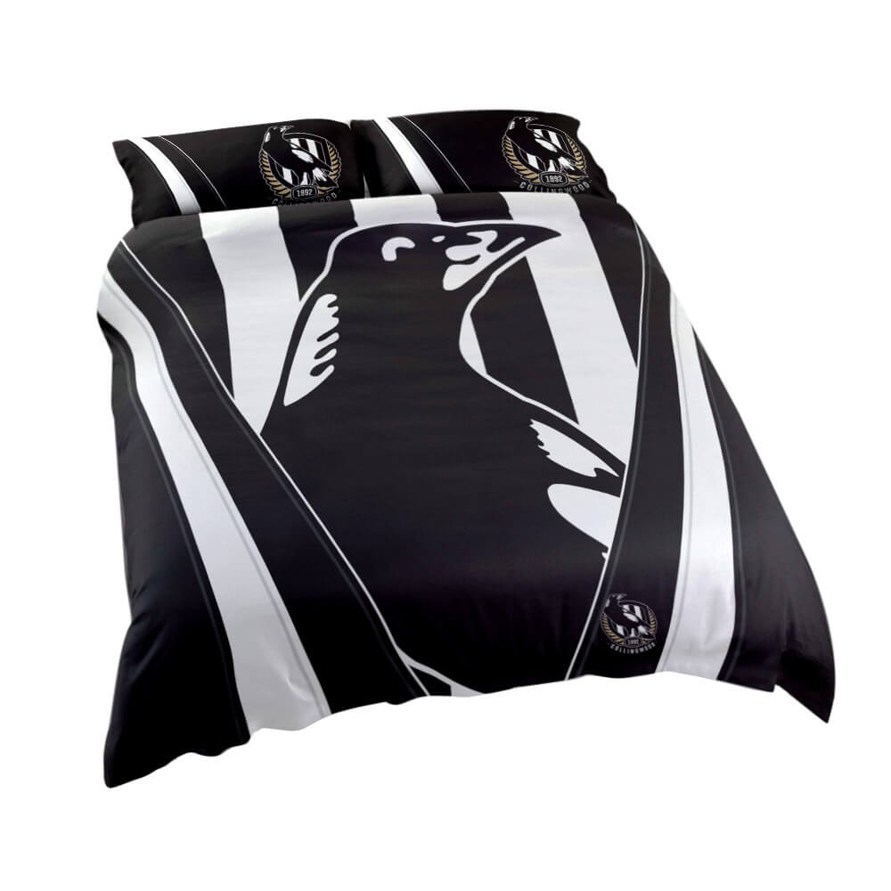 Collingwood Queen Quilt Cover Set The AFL Store