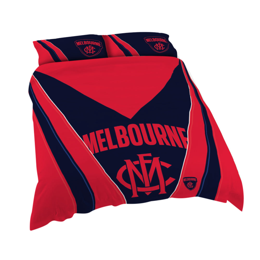 Melbourne Demons Queen Quilt Cover Set The AFL Store
