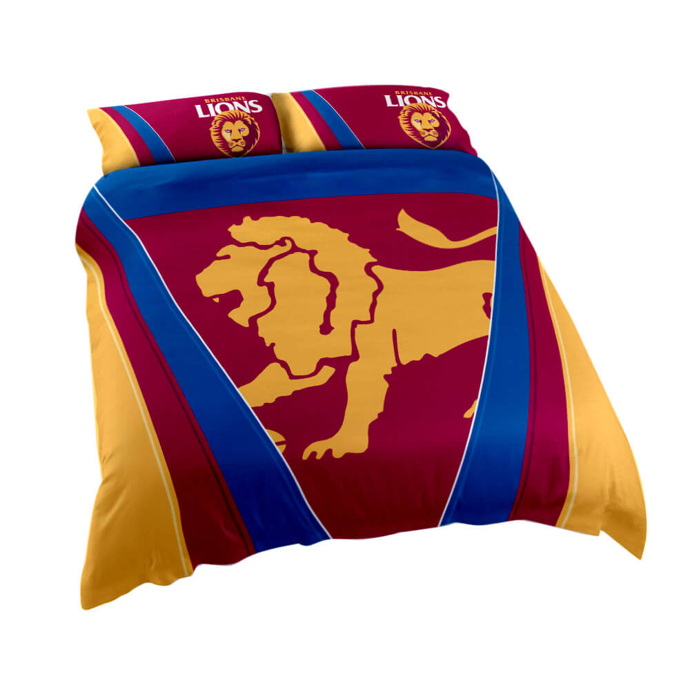 Brisbane Lions King Quilt Cover Set The AFL Store