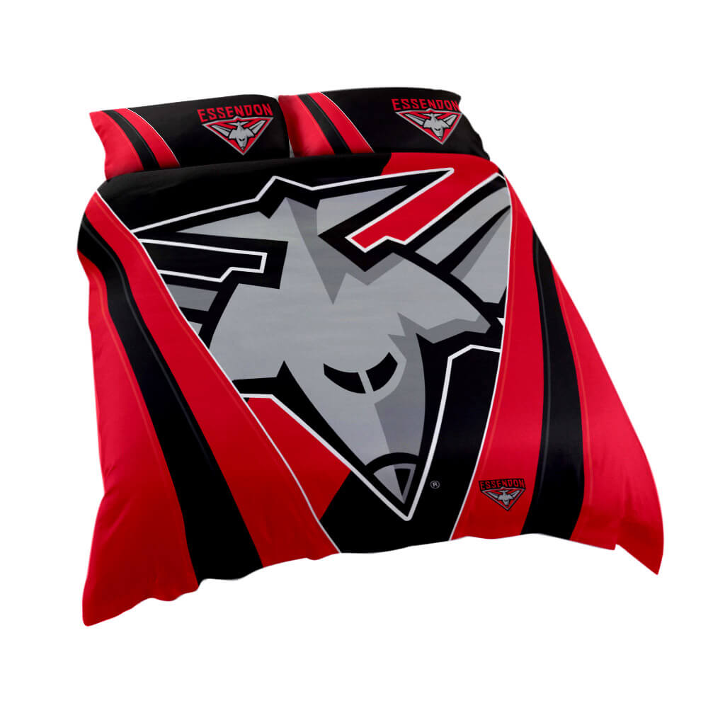 Essendon King Quilt Cover Set The AFL Store
