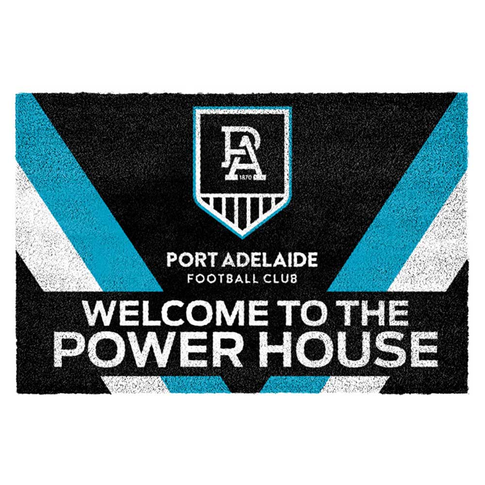 Port Adelaide Door Mat The AFL Store
