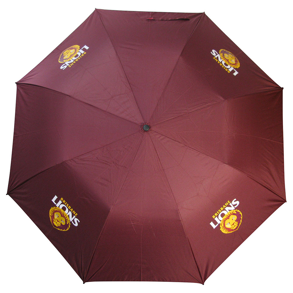 Brisbane Lions Text Umbrella The AFL Store