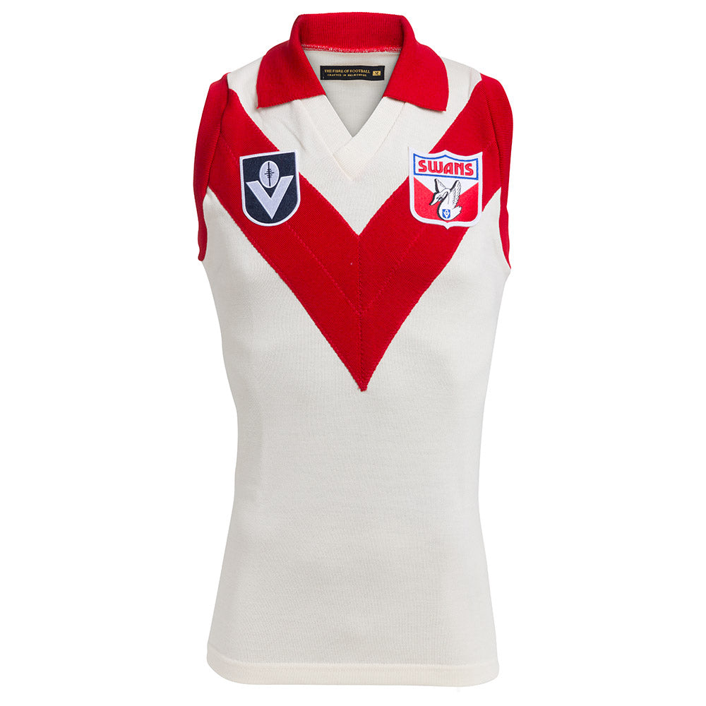 Sydney Swans Mens Wool Sleeveless Vintage Jumper