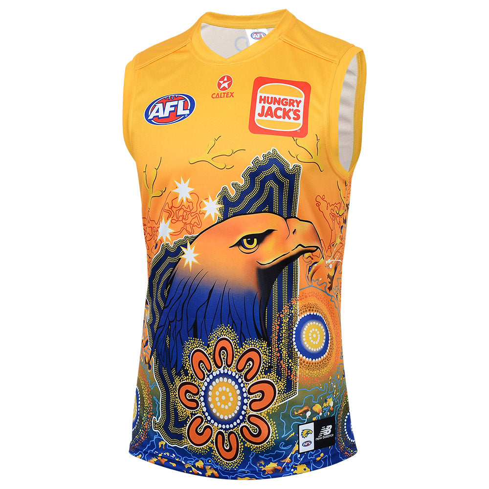 West Coast Eagle 2024 Authentic Mens Indigenous Guernsey – The AFL - Main Image
