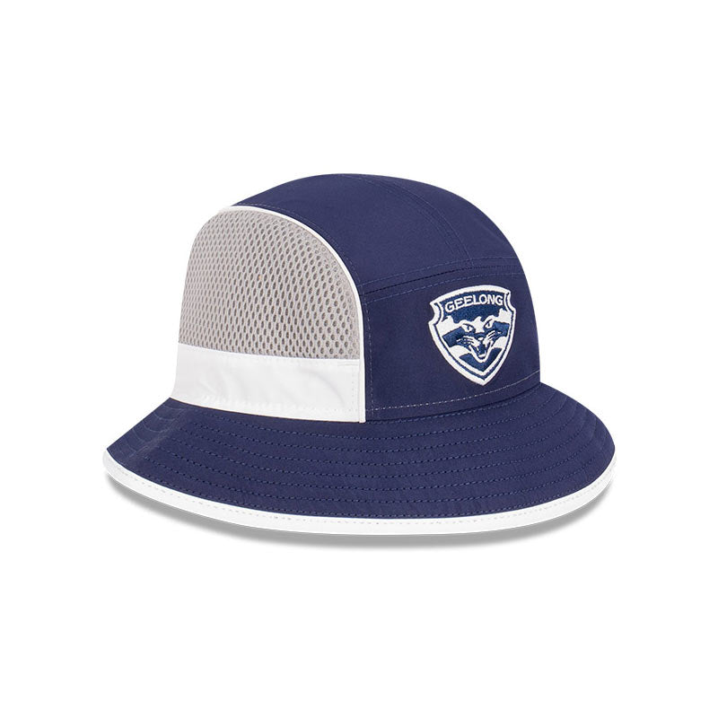 Geelong Cats New Era 2023 Authentic Sports Bucket Hat The AFL Store