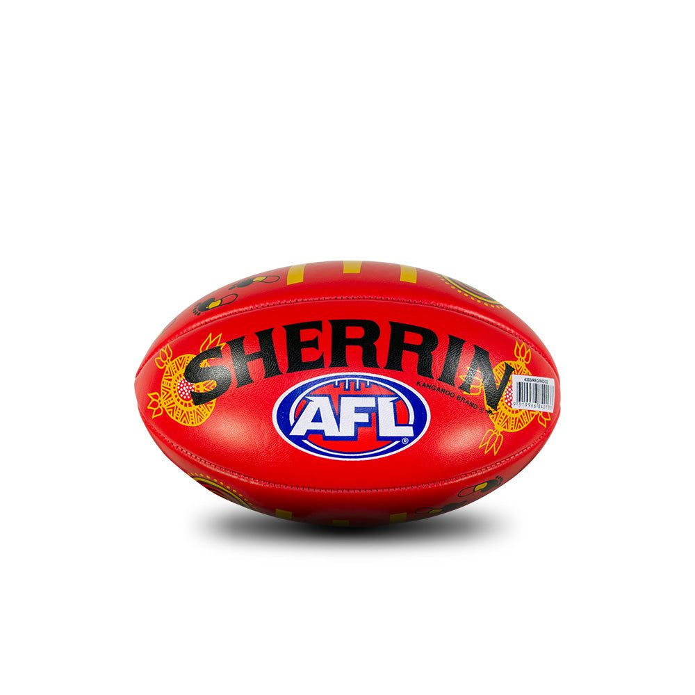 Sherrin AFL Indigenous Pvc Mini Football - Red – The AFL Store