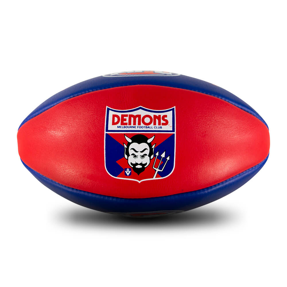 Melbourne Demons Leather Football Size 5 The AFL Store