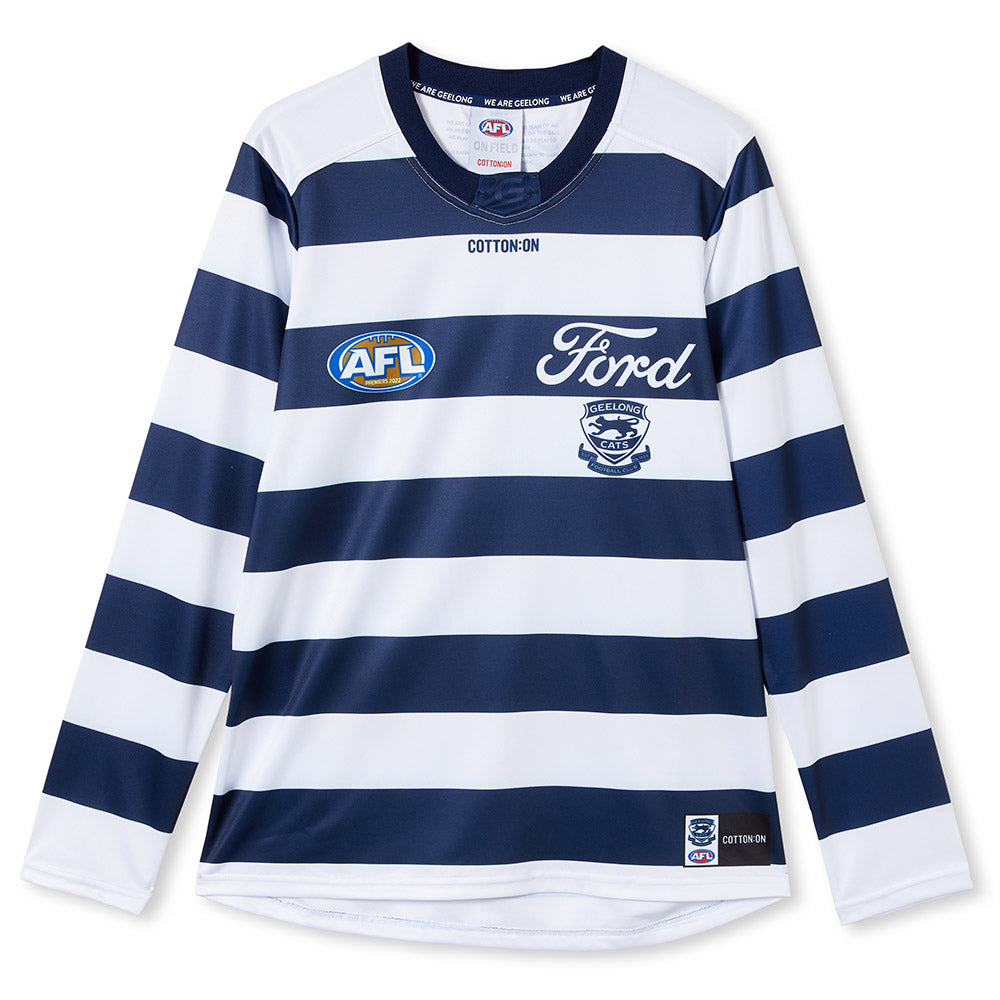Geelong Cats 2023 Authentic Mens Home LongSleeve Guernsey The AFL Store
