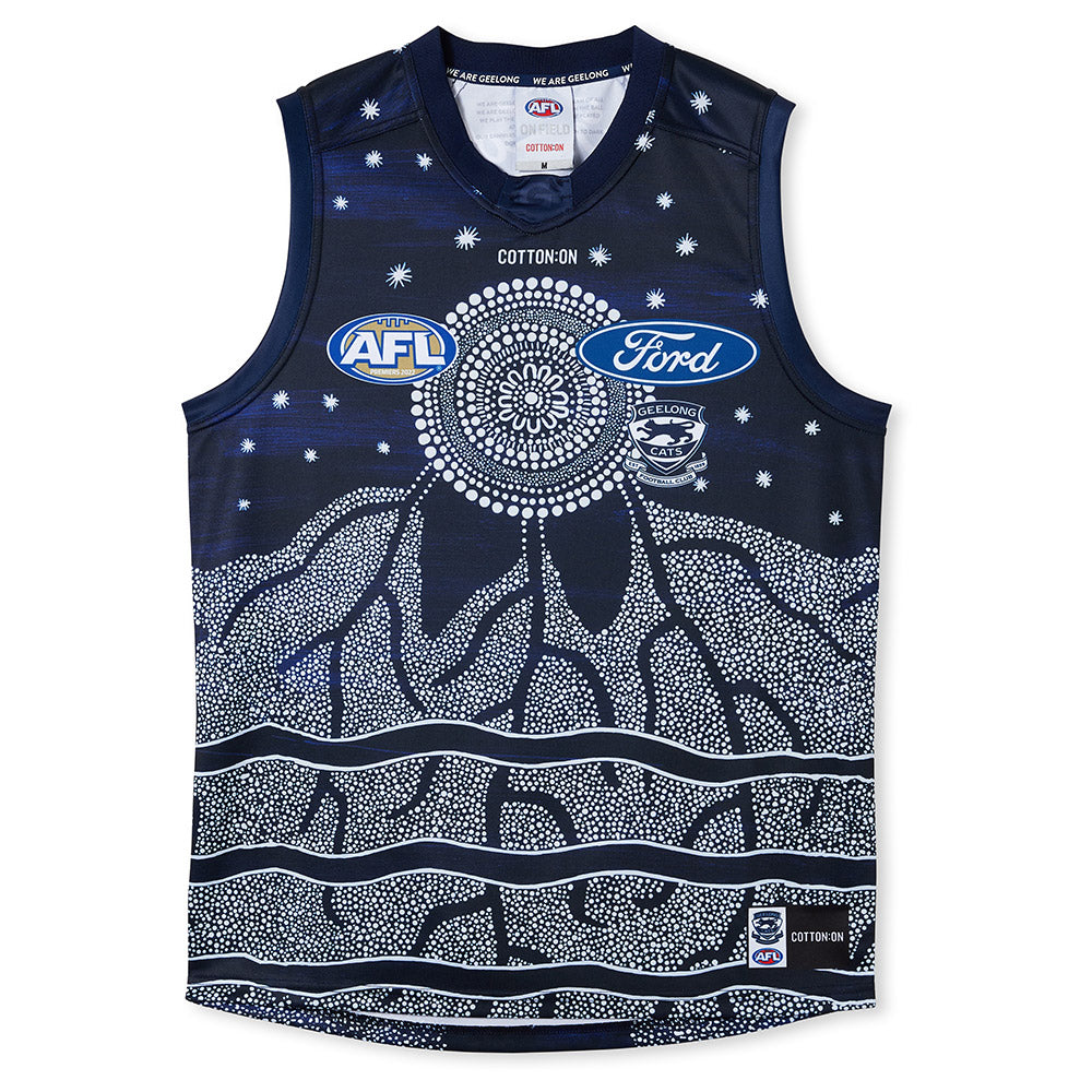 Geelong Cats 2023 Authentic Mens Indigenous Guernsey The AFL Store