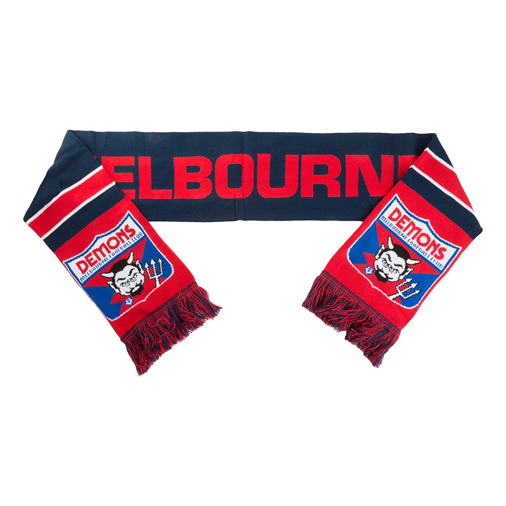 Melbourne Demons Retro Scarf The AFL Store