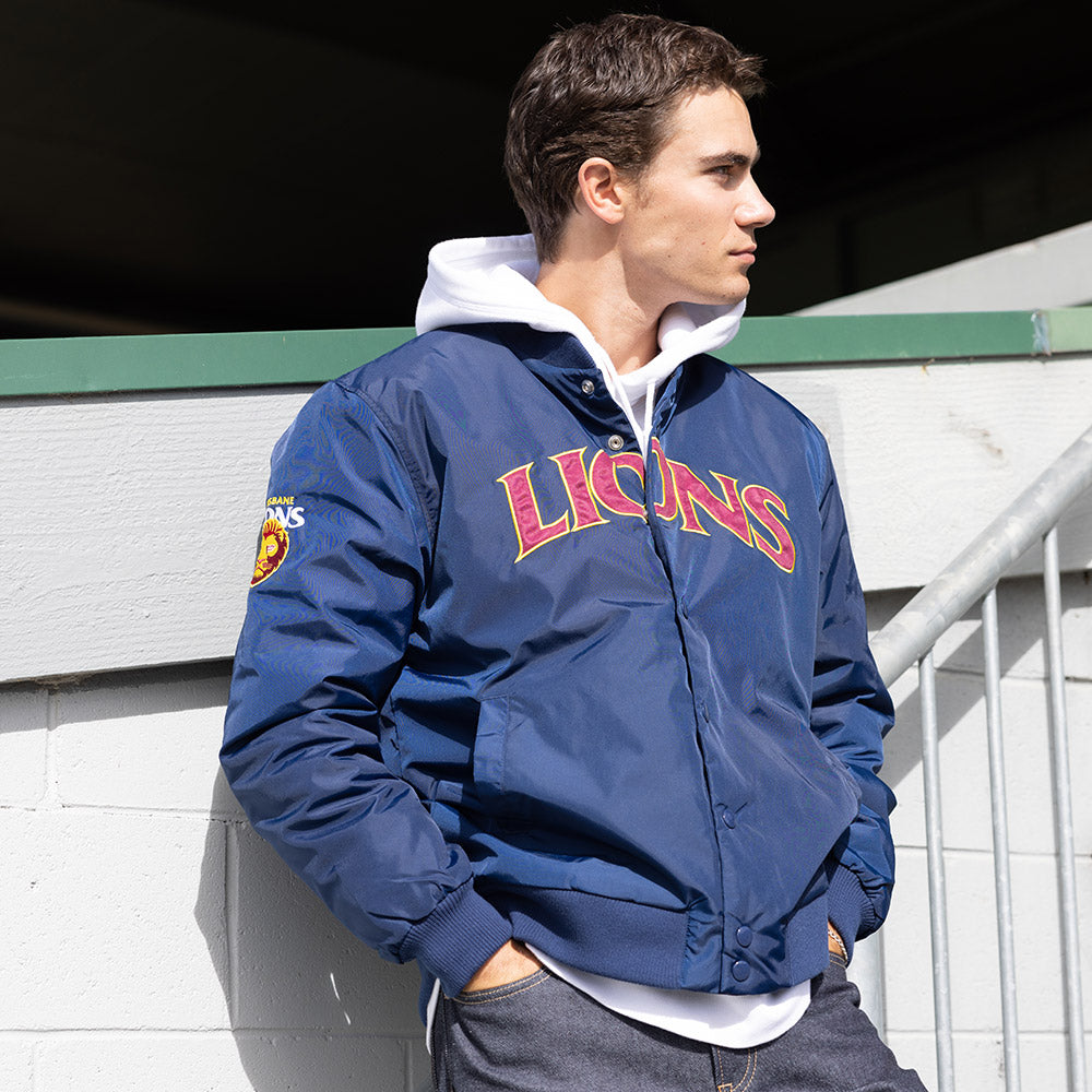 Brisbane Lions Mens Bomber Jacket The AFL Store