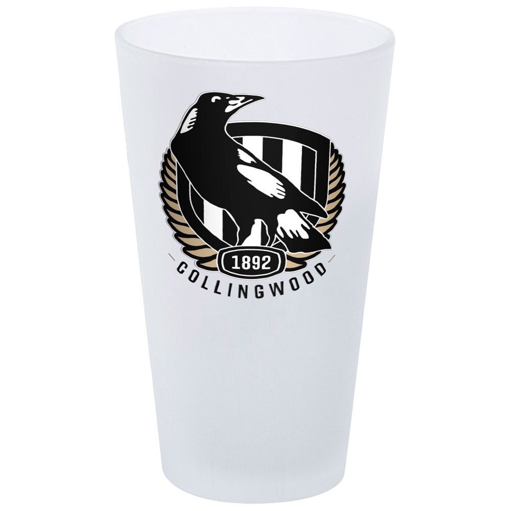 Collingwood Frosted Glass The AFL Store