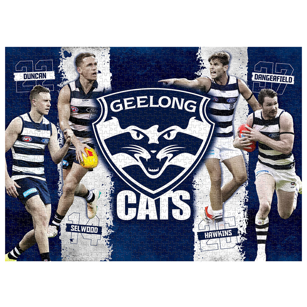 Geelong Cats 4Player Team Design Puzzle The AFL Store