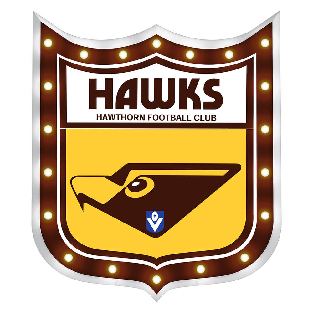 Hawthorn First 18 Light-Up Sign – The AFL Store