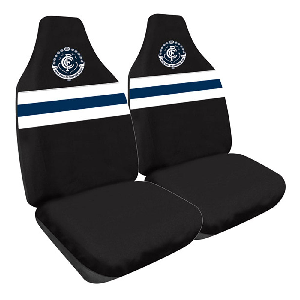 Carlton Set Of 2 Car Seat Covers The AFL Store
